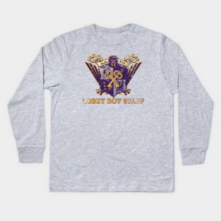 GB-Lobby Boy Staff, weathered Kids Long Sleeve T-Shirt